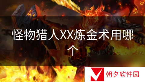 怪物猎人XX炼金术用哪个