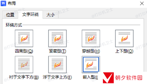 调整图片的环绕方式 调整图片的环绕方式